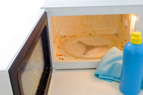 Tips On Cleaning Oily Oven or Microwave